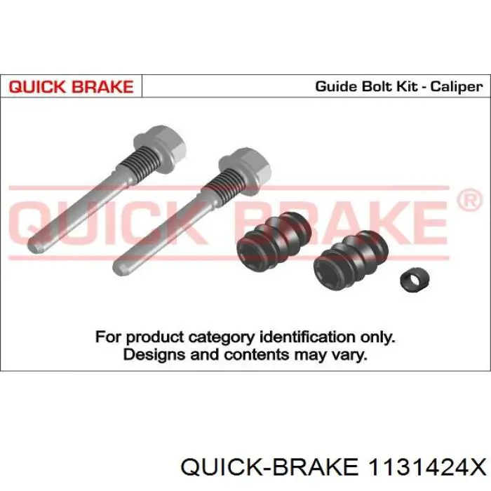 Zestaw naprawczy zacisku hamulcowego przedniego Quick Brake 1131424X cena, od 9,79 USD