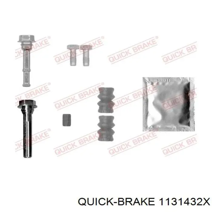 113-1432X Quick Brake zestaw naprawczy zacisku hamulcowego przedniego