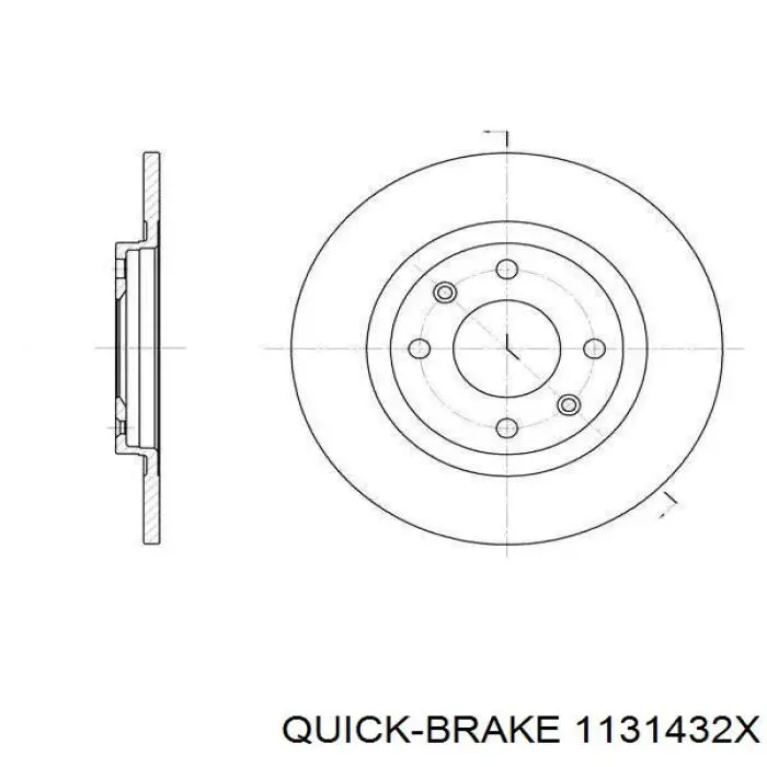 Do koszyka 1131432X Quick Brake Zestaw naprawczy zacisku hamulcowego przedniego