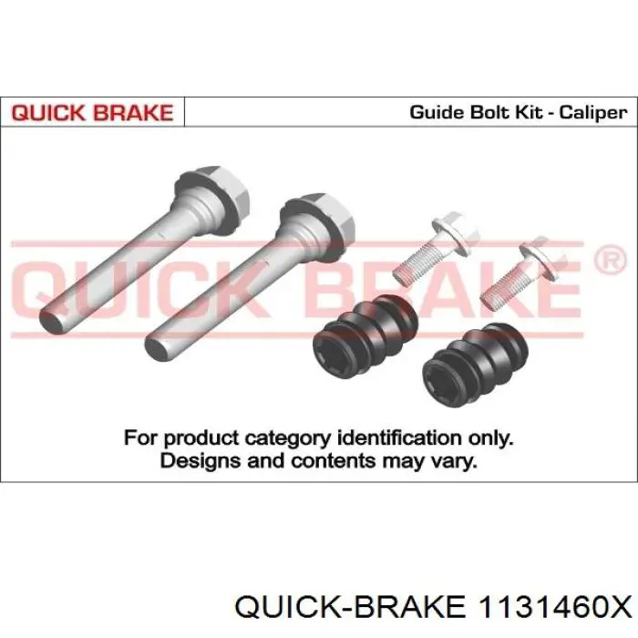 113-1460X Quick Brake prowadnica zacisku przedniego