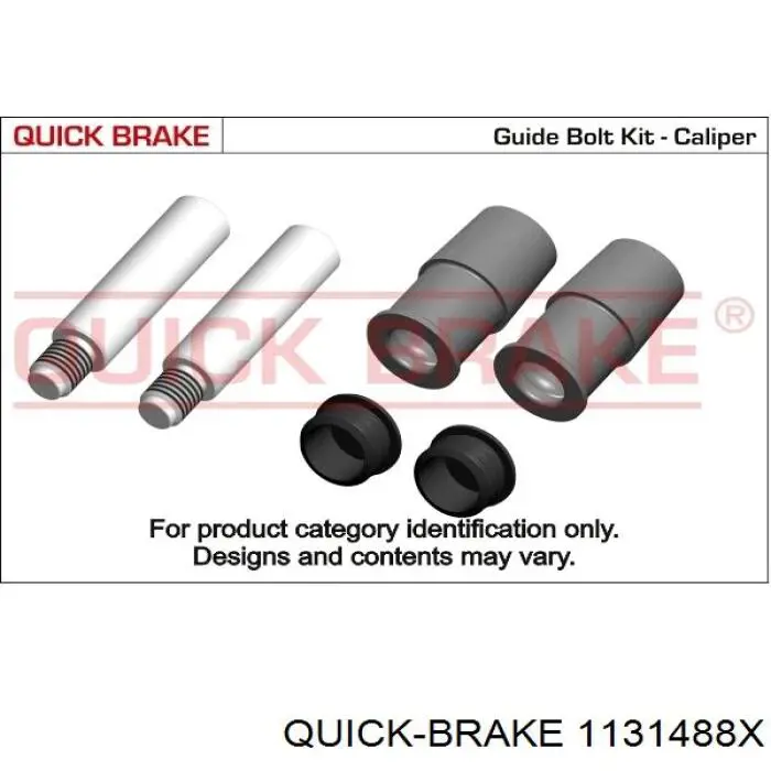 1131488X Quick Brake Zestaw naprawczy zacisku hamulcowego przedniego