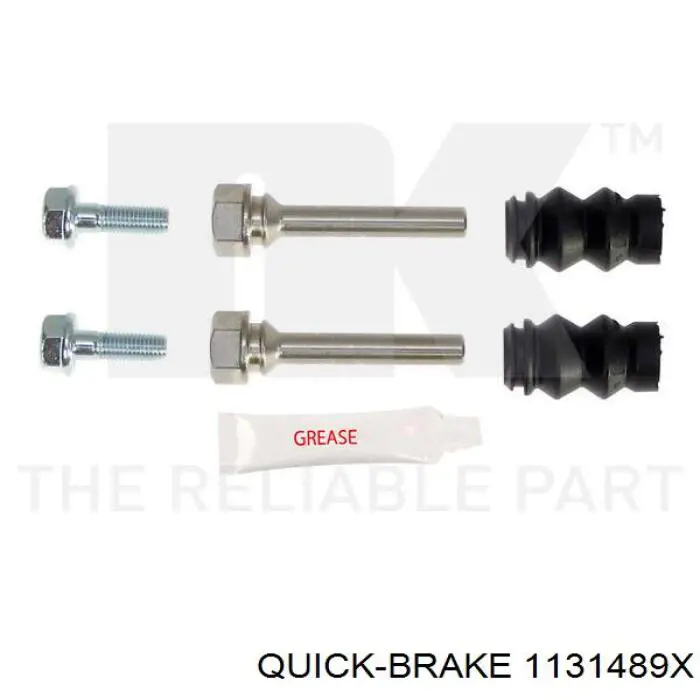1131489X Quick Brake Śruba zacisku hamulcowego