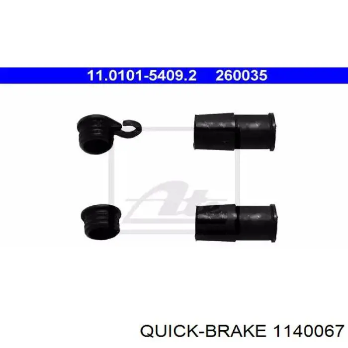 114-0067 Quick Brake zestaw naprawczy zacisku hamulcowego przedniego