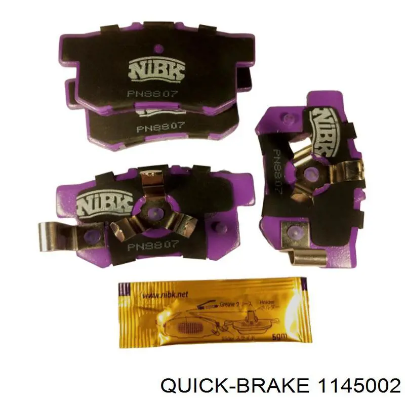 Do koszyka 1145002 Quick Brake Zestaw naprawczy zacisku hamulcowego tylnego