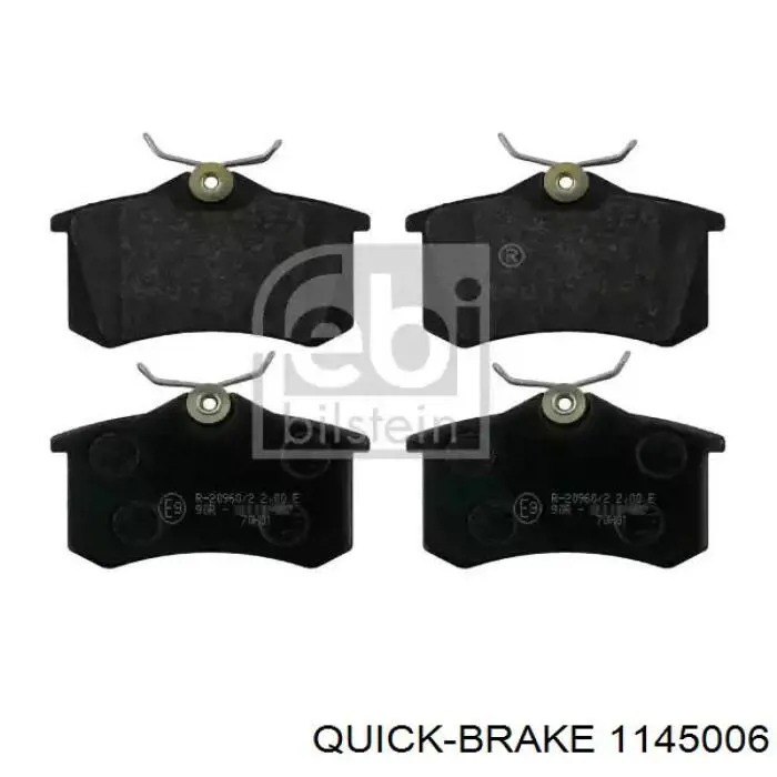 Do koszyka 1145006 Quick Brake Zestaw naprawczy zacisku hamulcowego tylnego