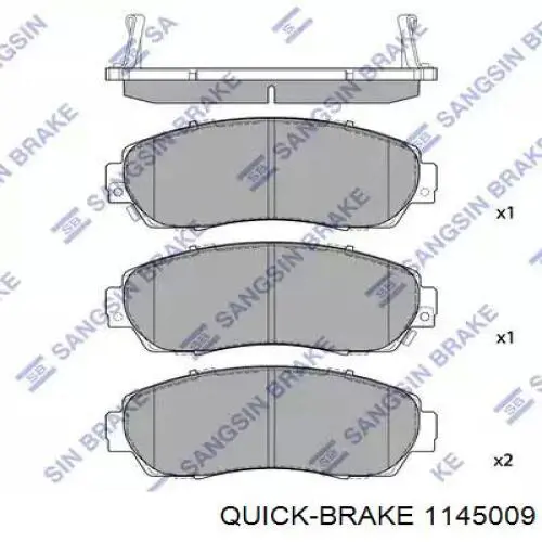 Do koszyka 1145009 Quick Brake Zestaw naprawczy zacisku hamulcowego tylnego