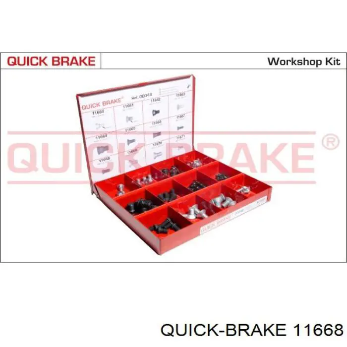 11668 Quick Brake Śruba tarczy hamulcowej