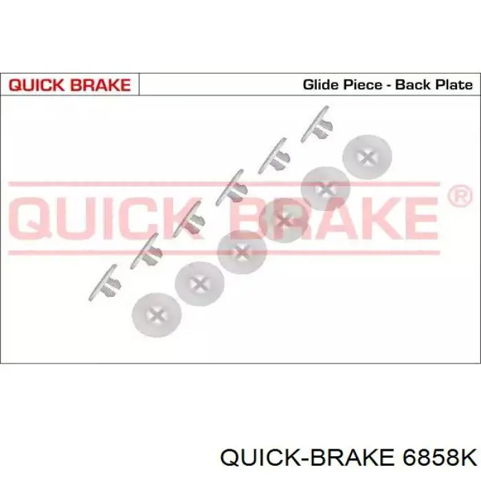 Zestaw montażowy szczęk hamulcowych tylnych Quick Brake 6858K cena, od 1,93 USD