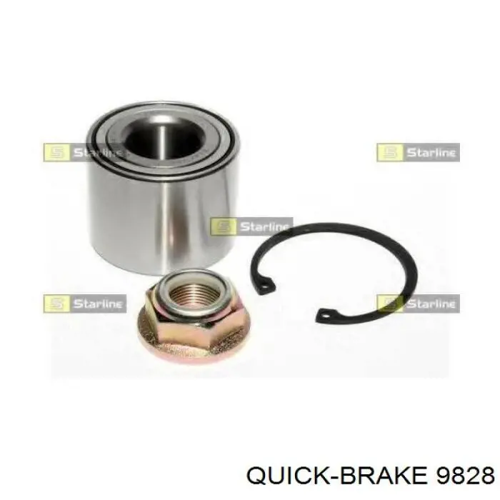 Zaślepka piasty Quick Brake 9828 cena, od 6,48 USD