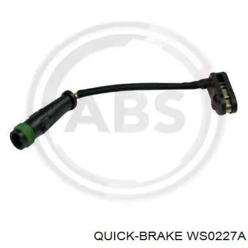 WS0227A Quick Brake Czujnik zużycia klocków hamulcowych przedni