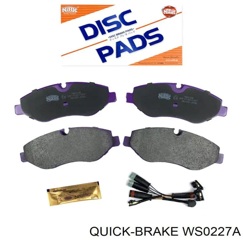 Do koszyka WS0227A Quick Brake Czujnik zużycia klocków hamulcowych przedni