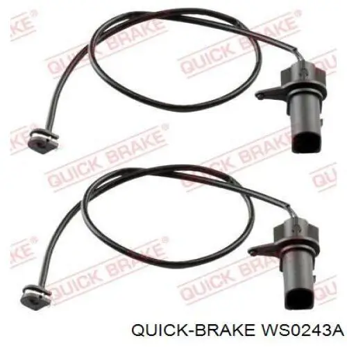 WS0243A Quick Brake klocki hamulcowe przednie tarczowe