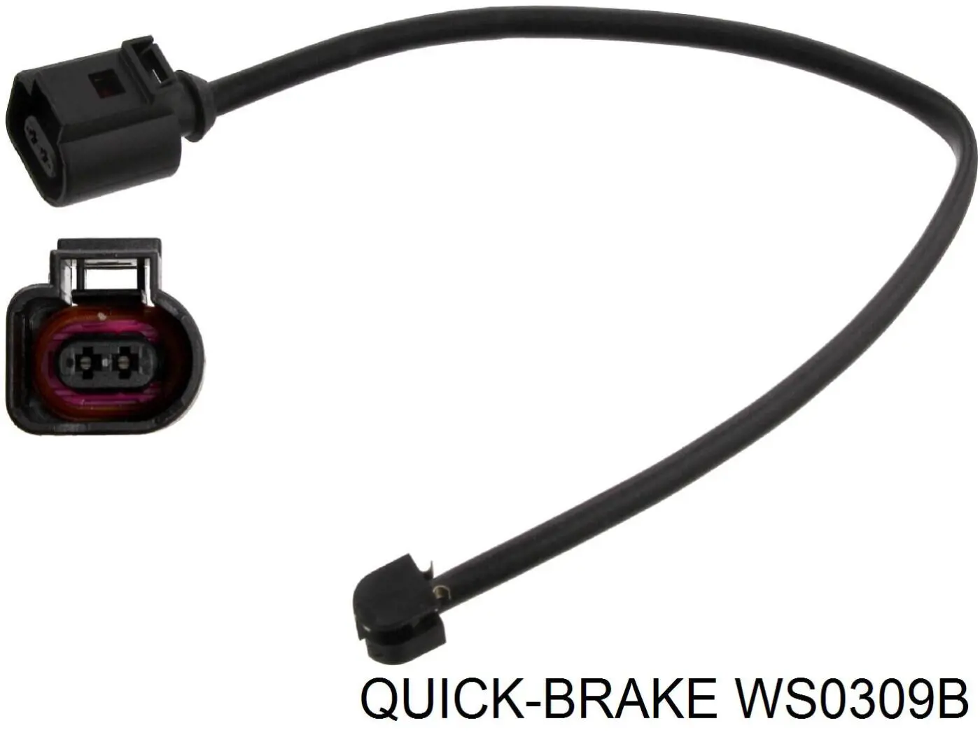 Czujnik zużycia klocków hamulcowych przedni Quick Brake WS0309B cena, od 7,90 USD
