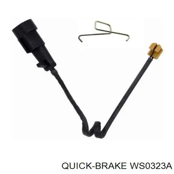 WS0323A Quick Brake Czujnik zużycia klocków hamulcowych przedni