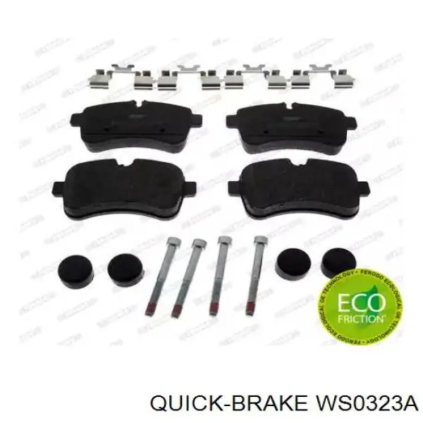 Czujnik zużycia klocków hamulcowych przedni Quick Brake WS0323A cena, od 9,90 USD