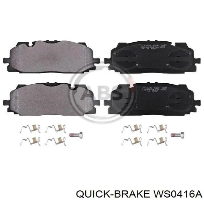 WS0416A Quick Brake Czujnik zużycia klocków hamulcowych przedni