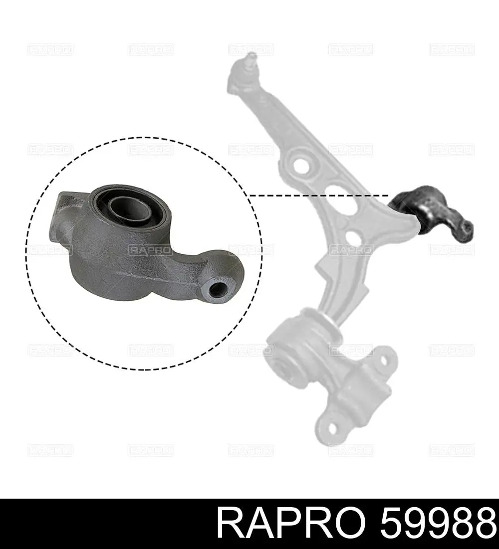 59988 Rapro Silentblock przedniego wahacza dolnego