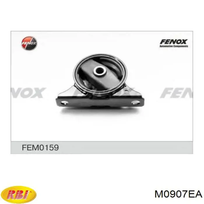 Poduszka (podpora) silnika tylna RBI M0907EA cena, od 25,59 USD