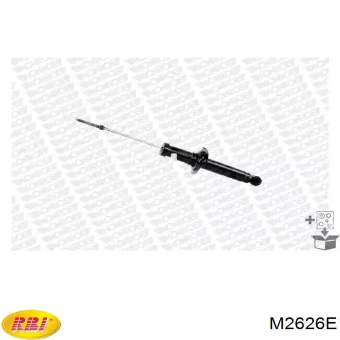 Do koszyka Silentblock amortyzatora tylnego Mitsubishi Lancer V CB, CD, CE