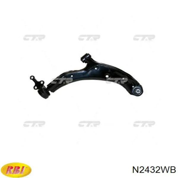 Silentblock przedniego wahacza dolnego RBI N2432WB cena, od 9,52 USD