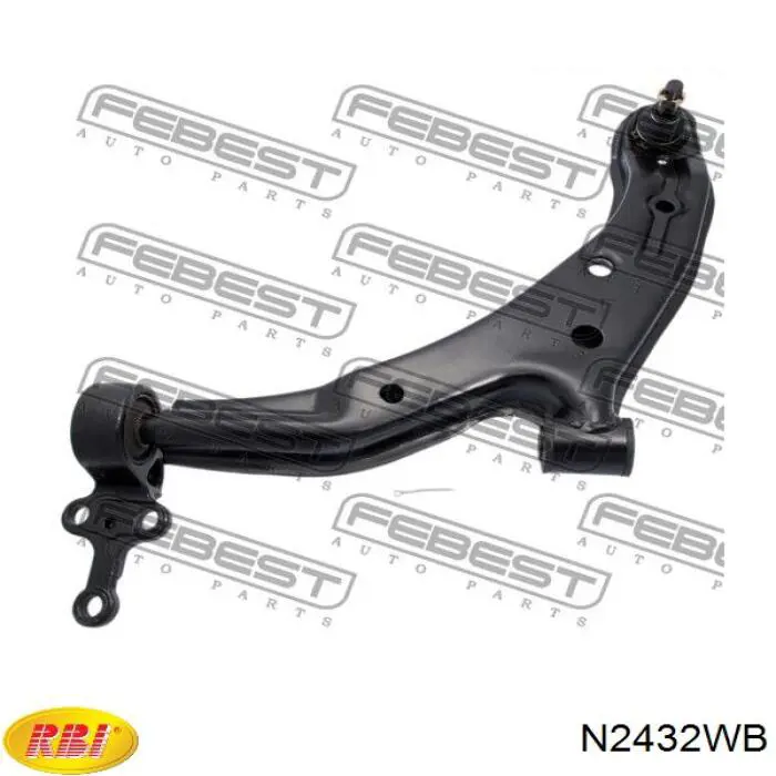 N2432WB RBI Silentblock przedniego wahacza dolnego