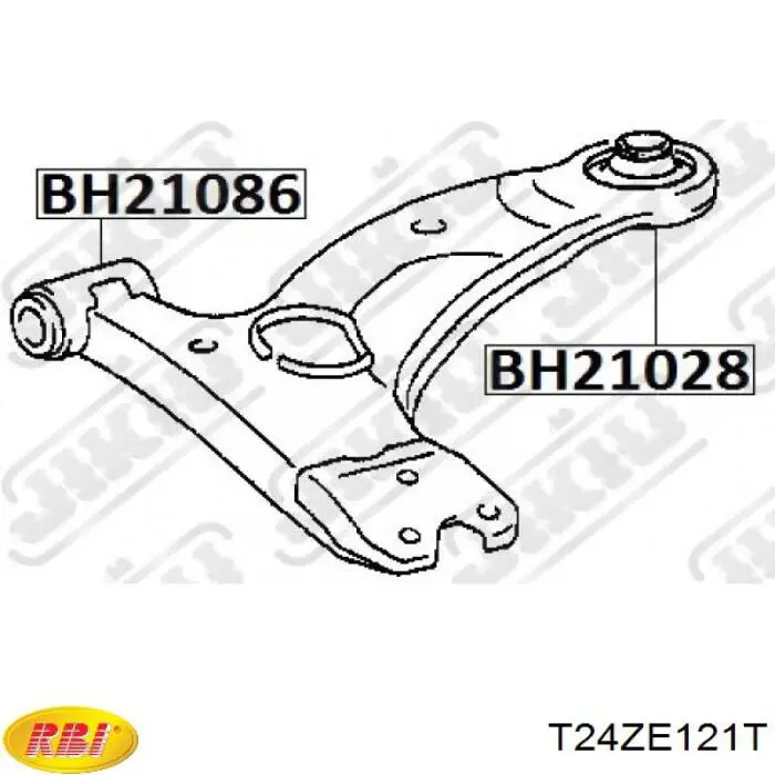 T24ZE121T RBI Silentblock przedniego wahacza dolnego