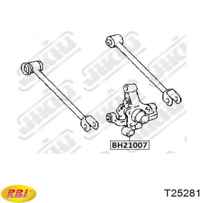 T25281 RBI Silentblock przedniego wahacza dolnego
