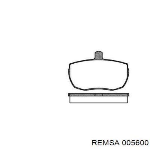 Klocki hamulcowe przednie tarczowe Remsa 005600 cena, od 24,34 USD