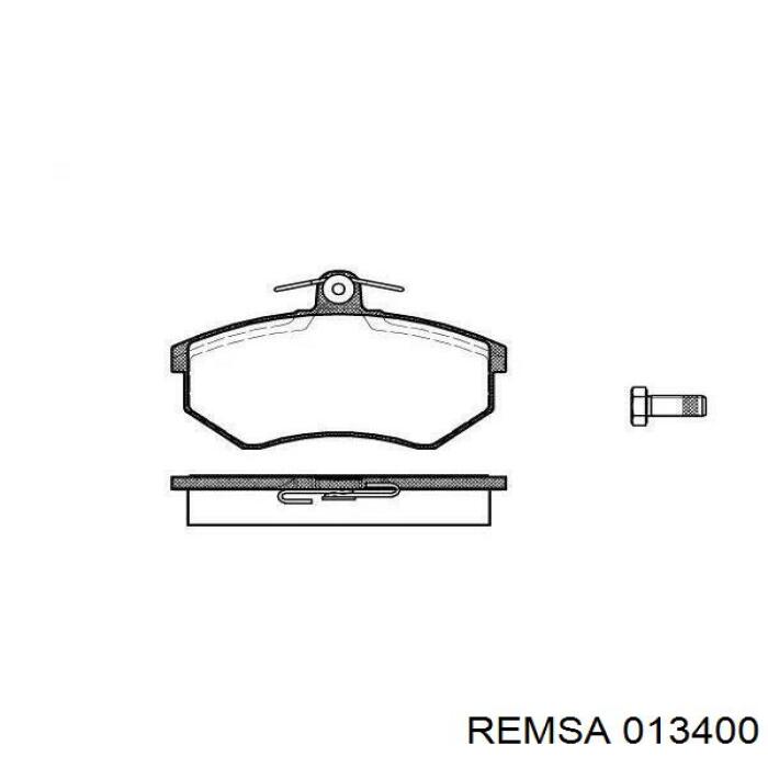 Klocki hamulcowe przednie tarczowe Remsa 013400 cena, od 27,90 USD