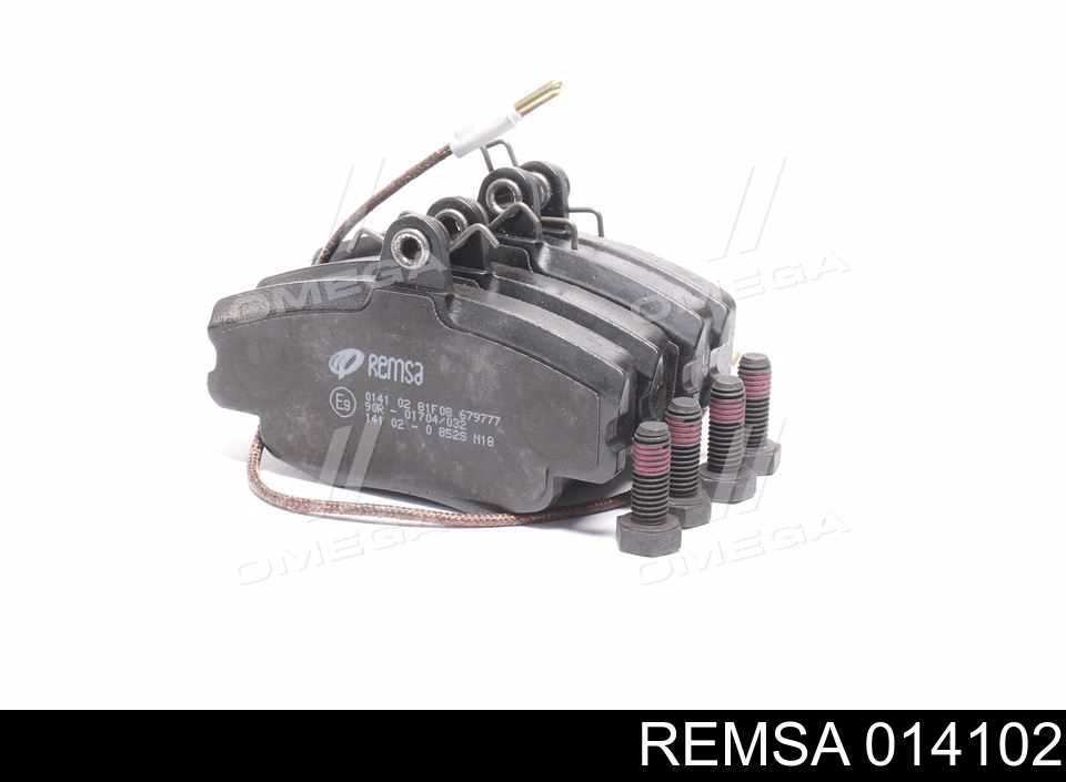 Klocki hamulcowe przednie tarczowe Remsa 014102 cena, od 26,29 USD