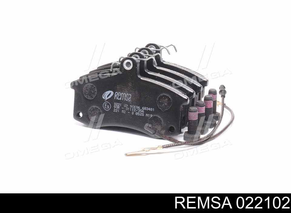 Klocki hamulcowe przednie tarczowe Remsa 022102 cena, od 16,74 USD