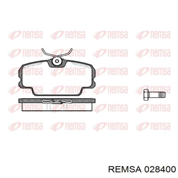 Klocki hamulcowe przednie tarczowe Remsa 028400 cena, od 25,70 USD