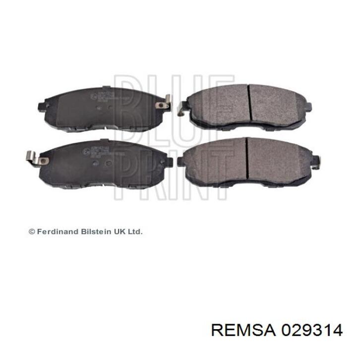 Klocki hamulcowe przednie tarczowe Remsa 029314 cena, od 30,65 USD