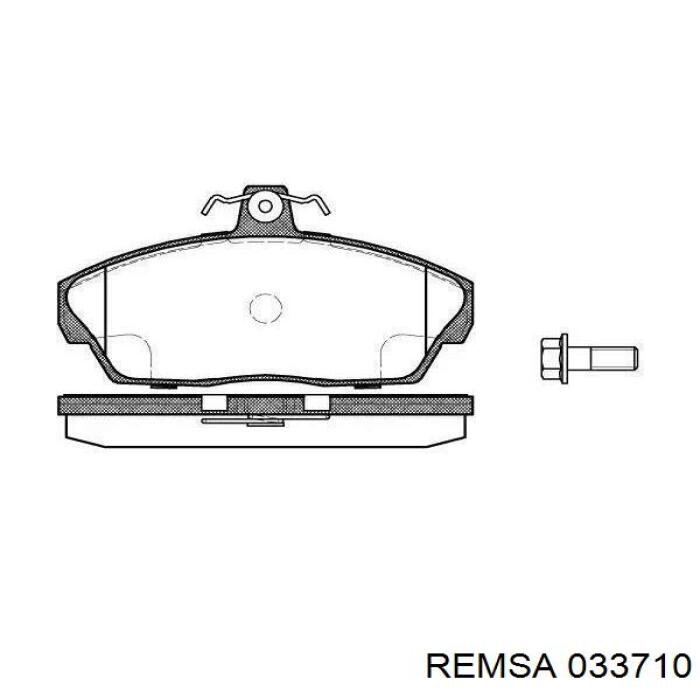 Klocki hamulcowe przednie tarczowe Remsa 033710 cena, od 29,56 USD