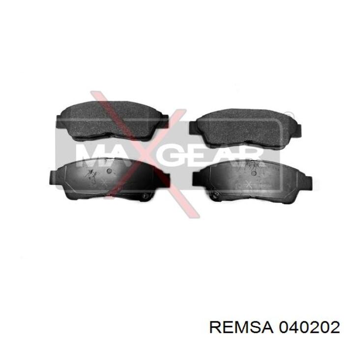 Klocki hamulcowe przednie tarczowe Remsa 040202 cena, od 20,97 USD