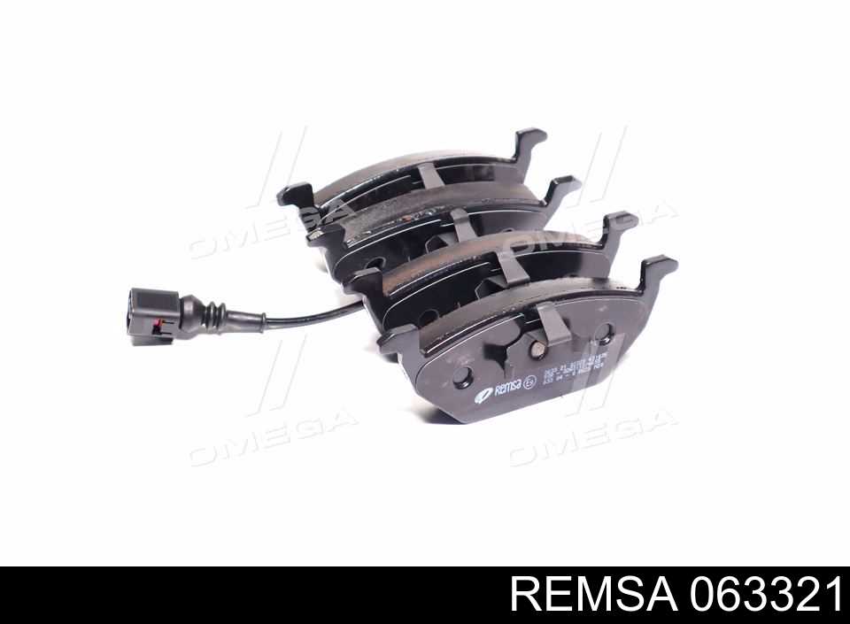 Klocki hamulcowe przednie tarczowe Remsa 063321 cena, od 41,25 USD