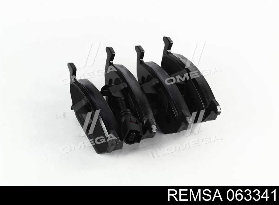 Klocki hamulcowe przednie tarczowe Remsa 063341 cena, od 38,46 USD