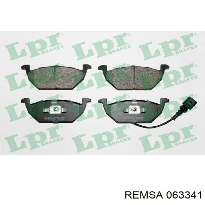 Do koszyka 063341 Remsa Klocki hamulcowe przednie tarczowe