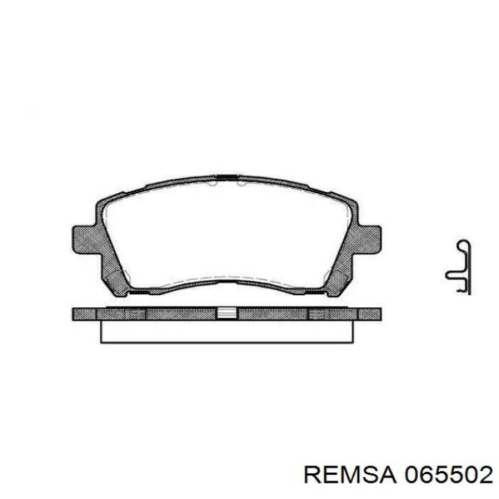 Klocki hamulcowe przednie tarczowe Remsa 065502 cena, od 19,84 USD
