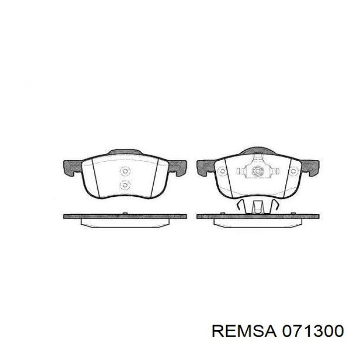 Klocki hamulcowe przednie tarczowe Remsa 071300 cena, od 30,39 USD