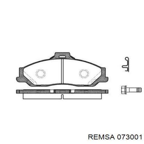 Klocki hamulcowe przednie tarczowe Remsa 073001 cena, od 38,02 USD
