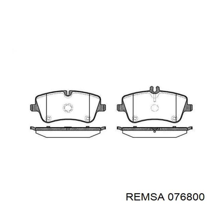 Klocki hamulcowe przednie tarczowe Remsa 076800 cena, od 25,93 USD