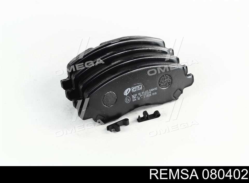Klocki hamulcowe przednie tarczowe Remsa 080402 cena, od 25,53 USD
