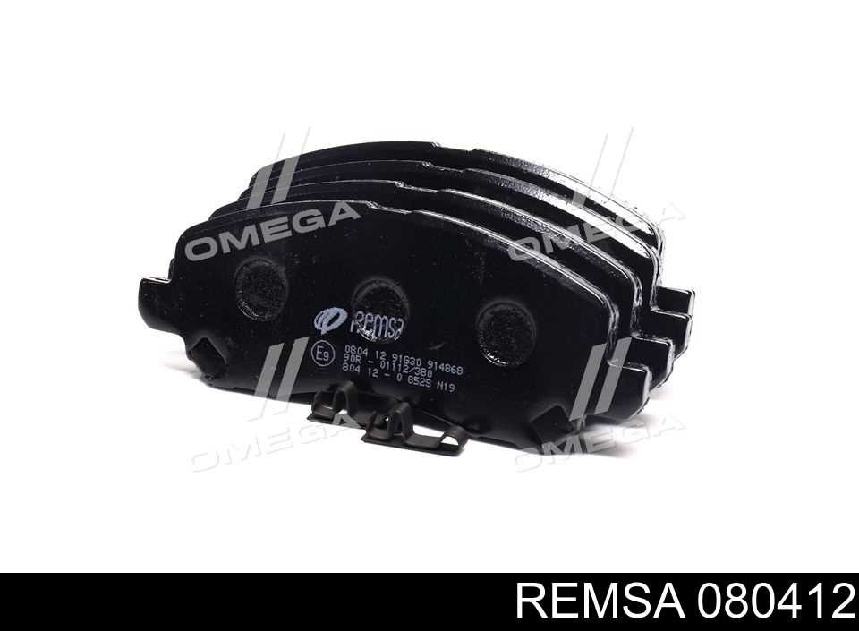 Klocki hamulcowe przednie tarczowe Remsa 080412 cena, od 25,53 USD