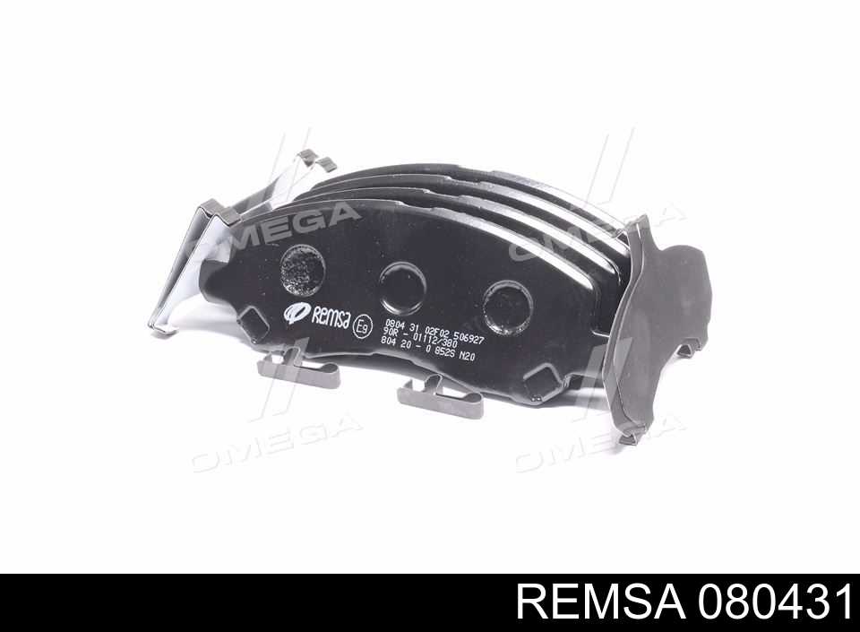 Klocki hamulcowe przednie tarczowe Remsa 080431 cena, od 26,12 USD