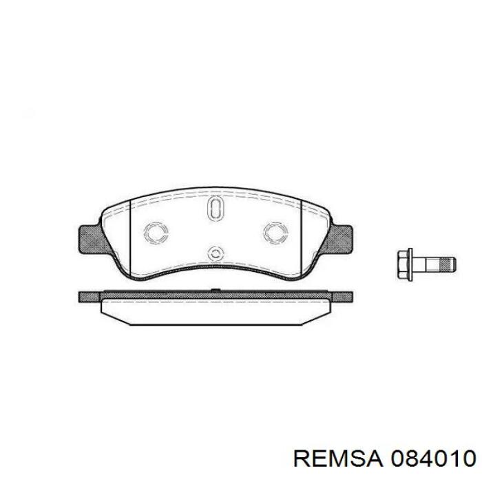 Klocki hamulcowe przednie tarczowe Remsa 084010 cena, od 25,37 USD