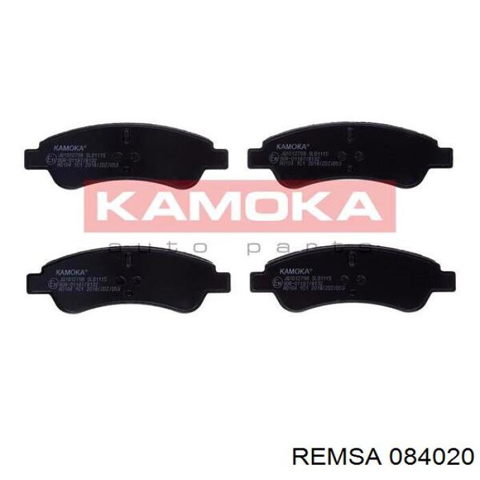 Do koszyka 084020 Remsa Klocki hamulcowe przednie tarczowe