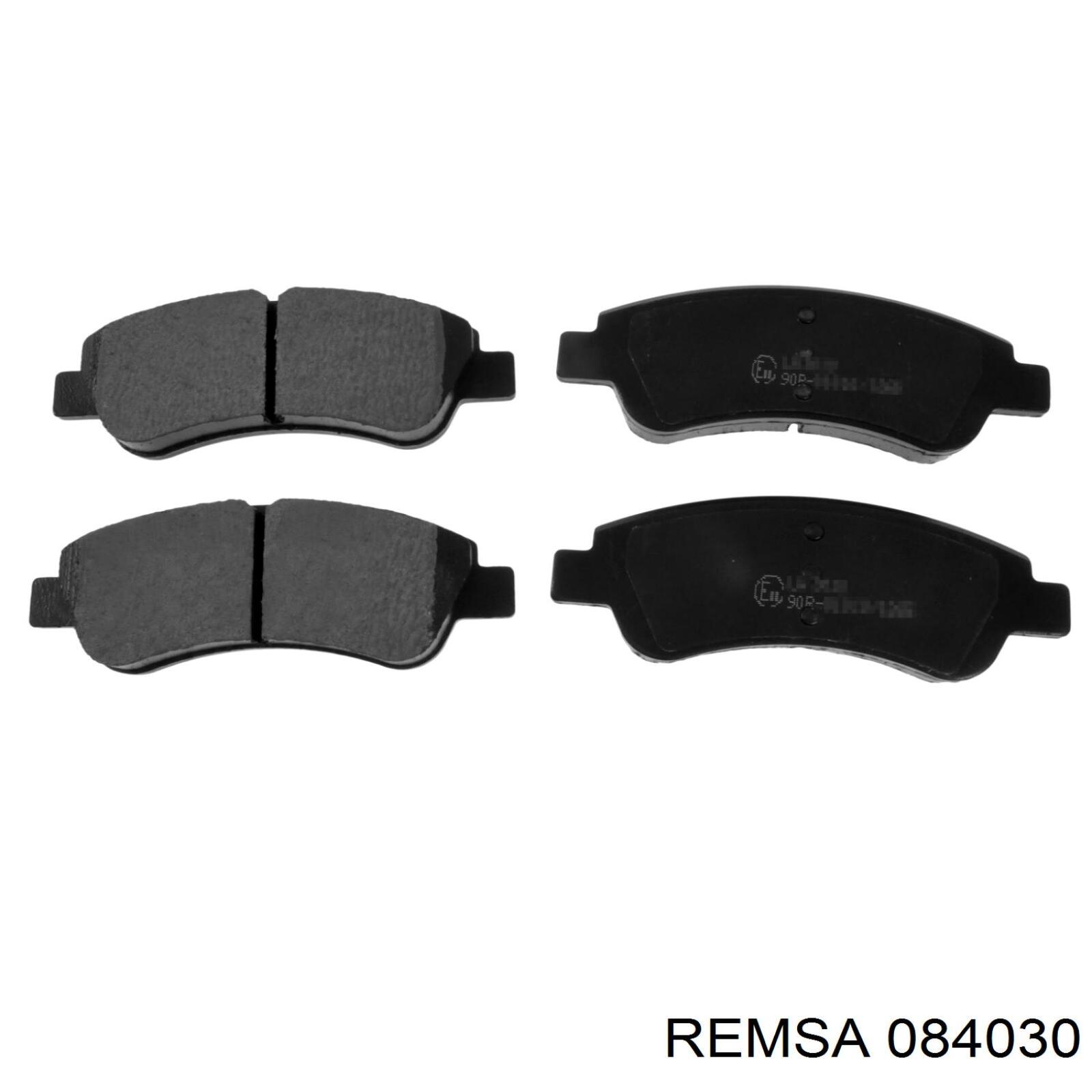 Do koszyka 084030 Remsa Klocki hamulcowe przednie tarczowe