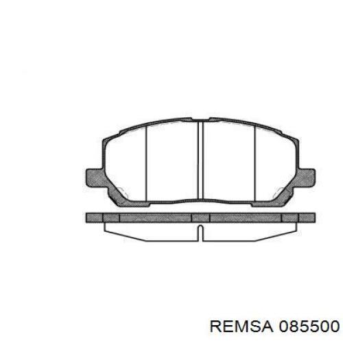 Klocki hamulcowe przednie tarczowe Remsa 085500 cena, od 35,33 USD