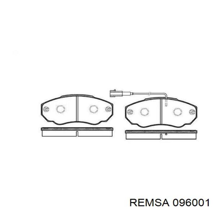 Klocki hamulcowe przednie tarczowe Remsa 096001 cena, od 27,00 USD